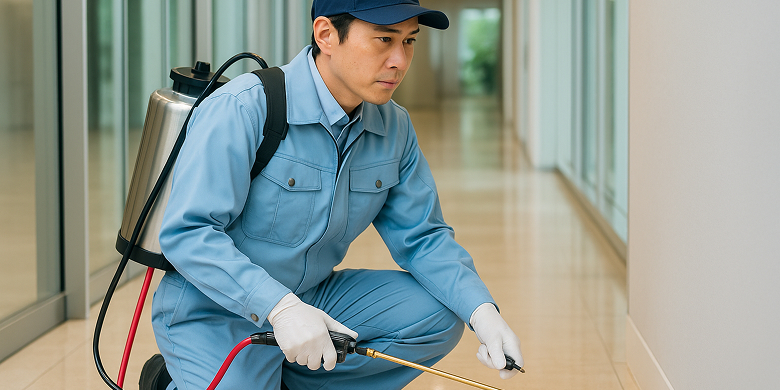 建物内外殺虫・消毒・殺鼠施工